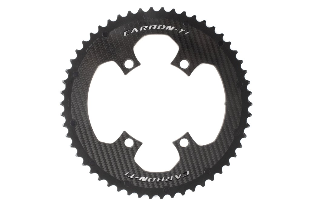 Carbon ti EVO BCD110カーボンファイバーディスク 50t X-CarboRing EVO 54 x 110 (4 arms) - X-CarboRing and X